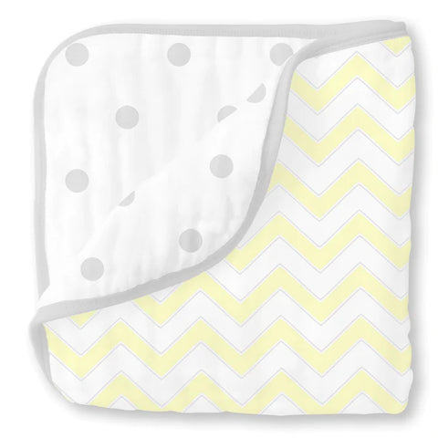 Terry Velour Hooded Towel - Mini Mod Circles Trim, Pastel Pink (BGB-0058)