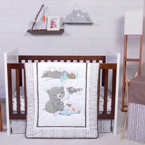 Mountain Baby 3 Piece Crib Bedding Set - SKU:  TLP103740