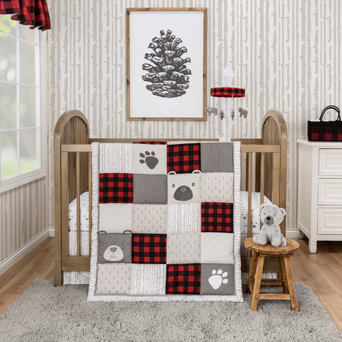Friendly Forest 4 Piece Crib Bedding Collection - SKU:  TLP55413
