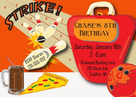 Circus Birthday Party Invitation (#KBI116)