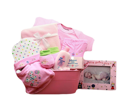 Deluxe Baby Pink Basket - SKU:  GBDS-890111-P