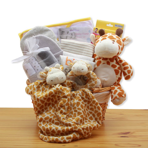 Baby Blocks Gift Basket Girl - SKU:  CBC1028