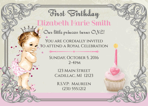 Bubbles Birthday Invitation