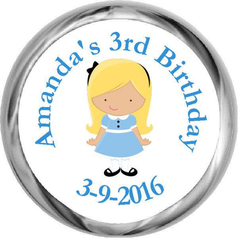 Soccer Kickoff Birthday - Personalized Hershey Kisses Stickers