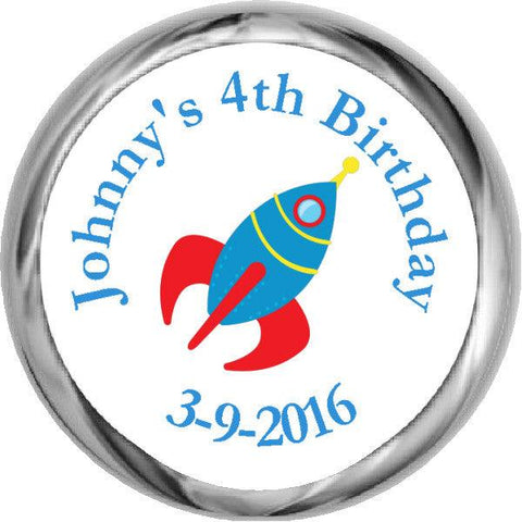 Soccer Kickoff Birthday - Personalized Hershey Kisses Stickers