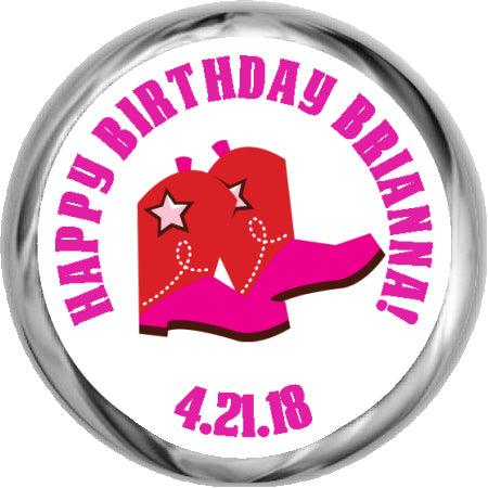Ballerina Bear Stickers - Hershey Kisses Birthday