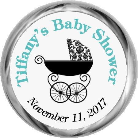 Bun In The Oven Stickers - Baby Boy Shower Kisses