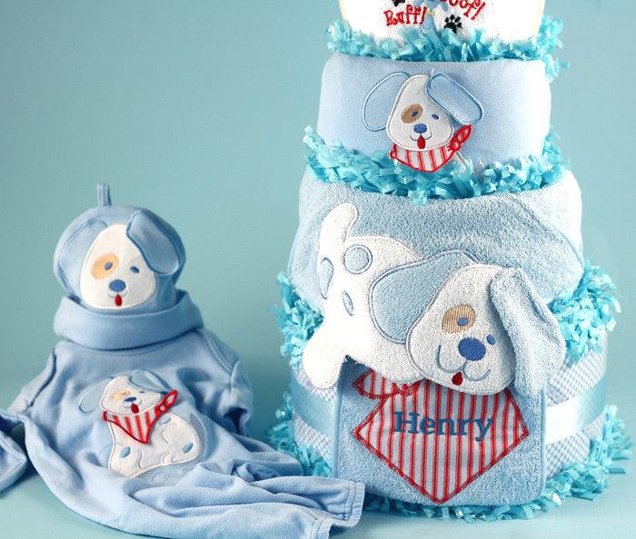 Louis Vuitton diaper bag baby shower cake
