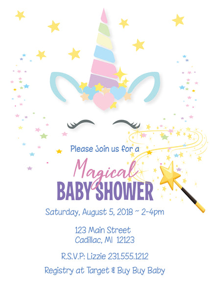 A Magical Unicorn Baby Shower - Unicorn Party Ideas