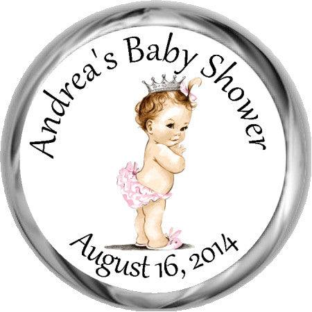 Baby Shower Hershey Kisses Stickers - StorkBabyGiftBaskets.com