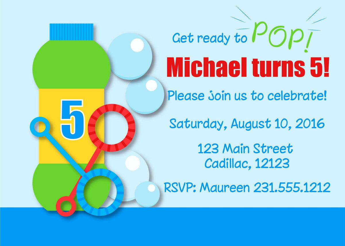 Kids Birthday Invitations - StorkBabyGiftBaskets.com