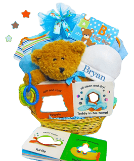 Baby Boy Baskets - StorkBabyGiftBaskets.com