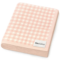Checkered Knit Baby Blanket