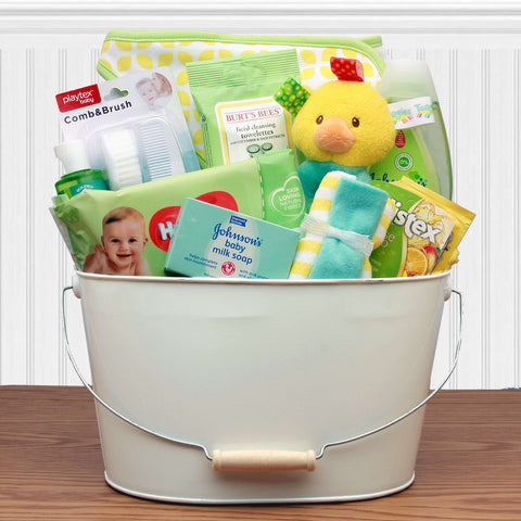 Family Baby Gift Basket Girl - SKU: CBB336