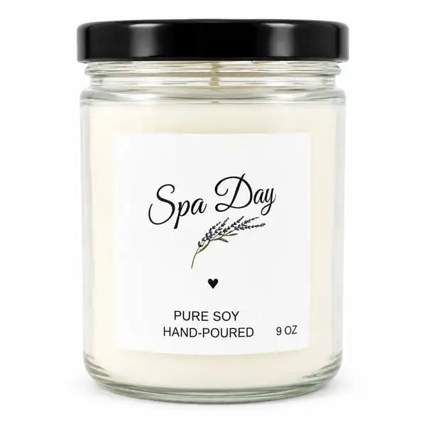 Add Soy Candle - Spa Day (Fresh Lavender)