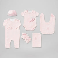The Little Luxury | Moses Basket Gift Set | Baby Girl