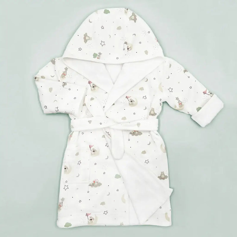 Personalized Plush Bear with Pajamas (Blue, Pink or White)