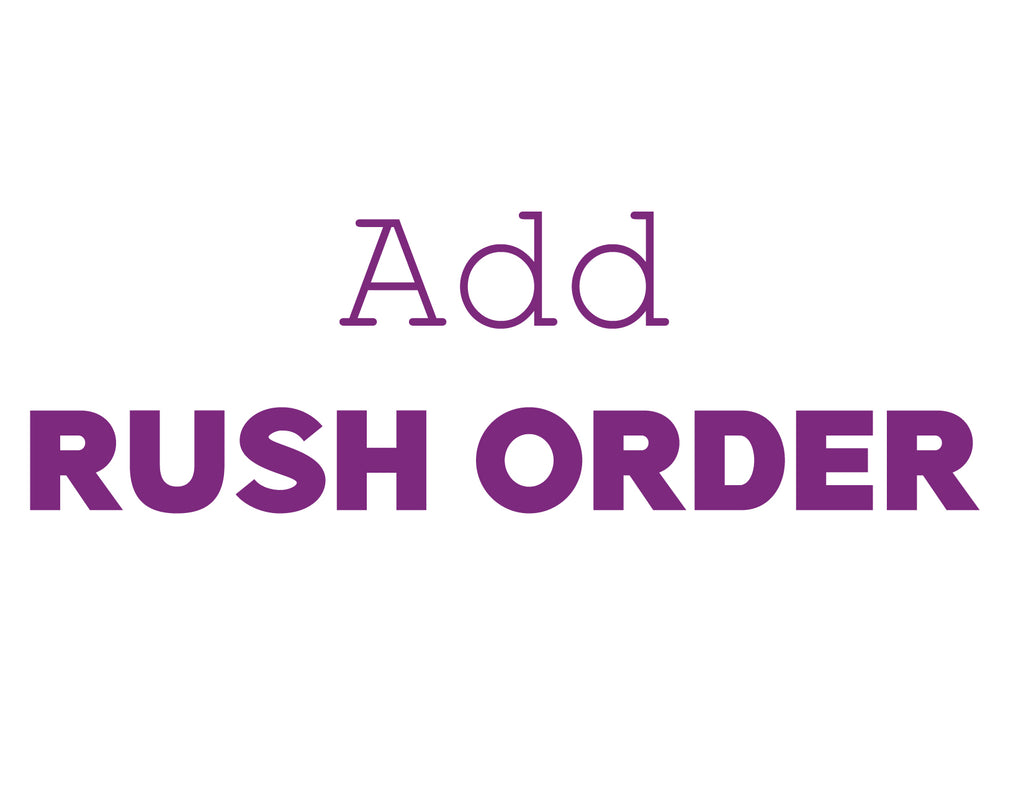 Add Rush Order