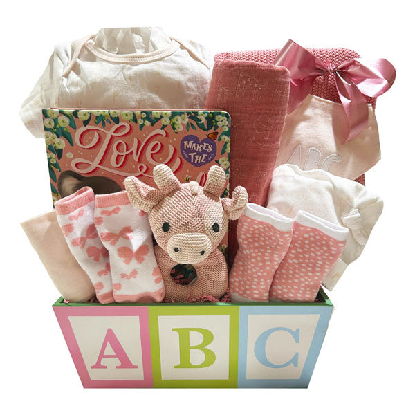 All About Baby Girl Gift Box