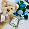 Bear & Bouquet Welcome Baby Boy Boxed Set