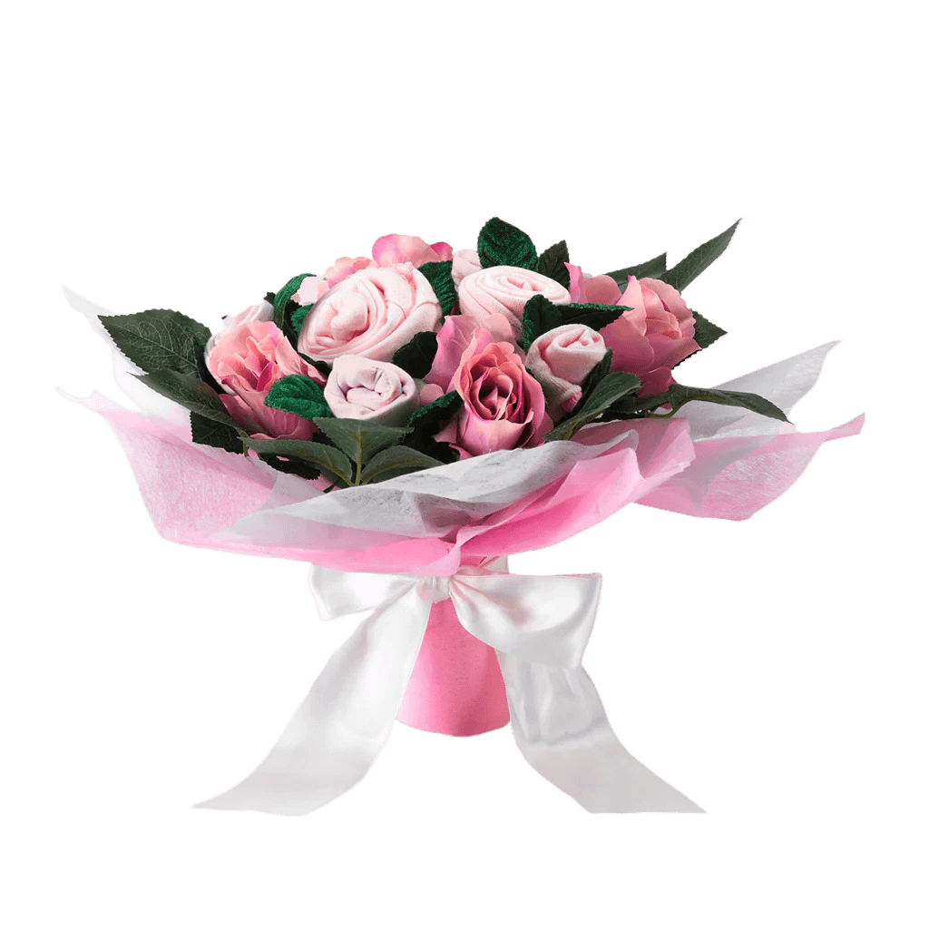 Bear & Bouquet Welcome Baby Girl Boxed Set