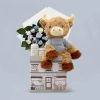 Cuddly Cow Personalized Baby Gift Set