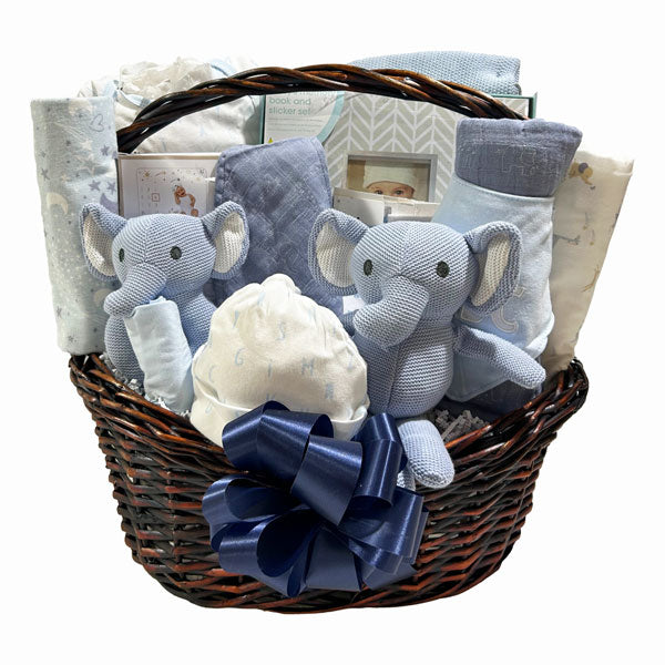 Baby Boy Gift Bundle Basket