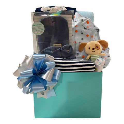 Blanket Swaddle and Elephant Gift Set - SeaCrystal (BGB-008)