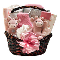 Baby Girl Gift Bundle Basket