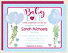 Baby Love Boy Shower Invitation