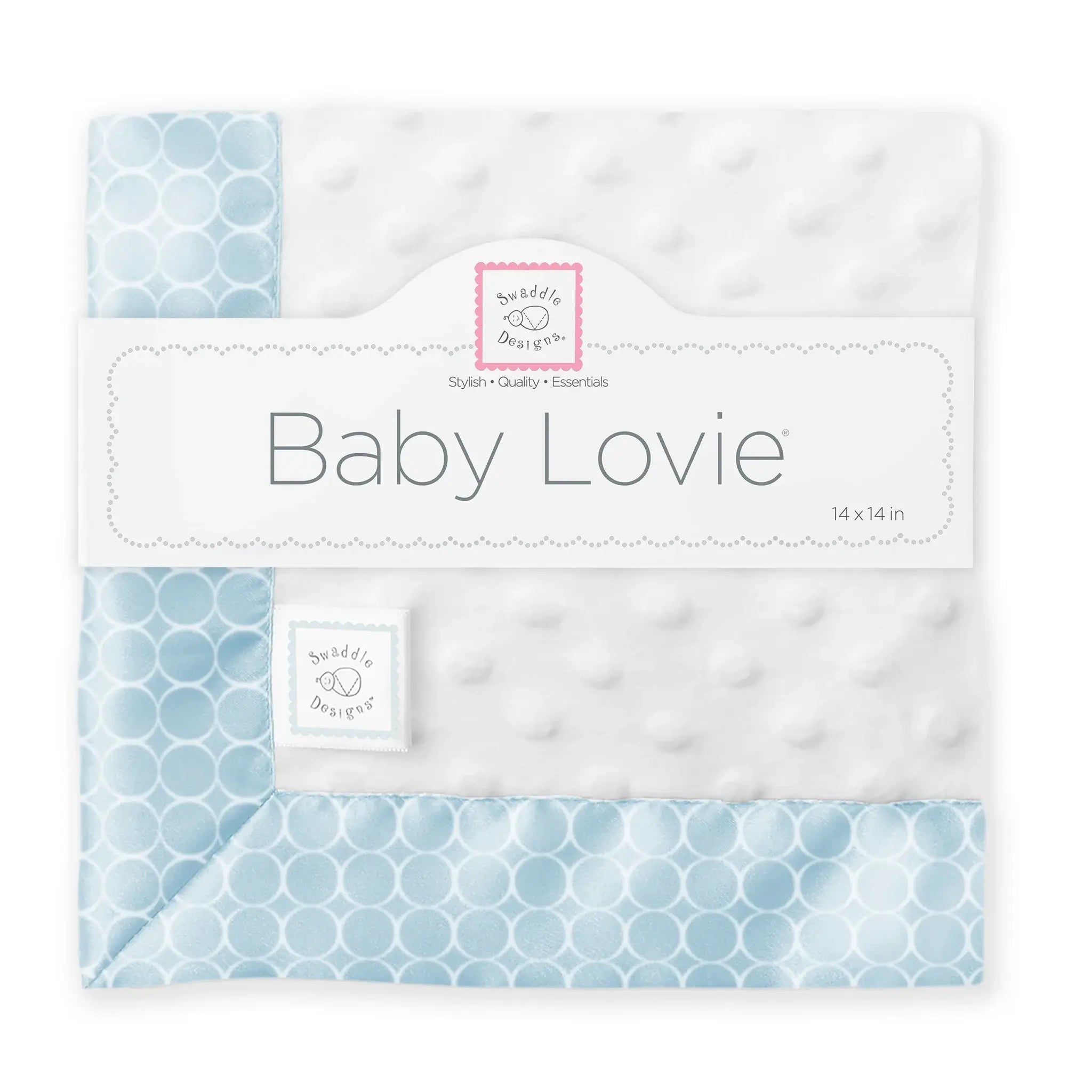 Baby Boy Lovie Blanket - Pastel Blue