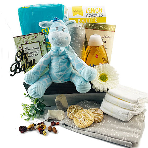 Cuddles & Cookies Baby Gift Basket - SKU:  BBC322