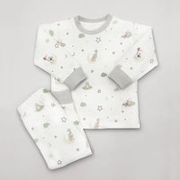 Baby Pajamas - Whimsical Animals & Stars - 6-12 Months