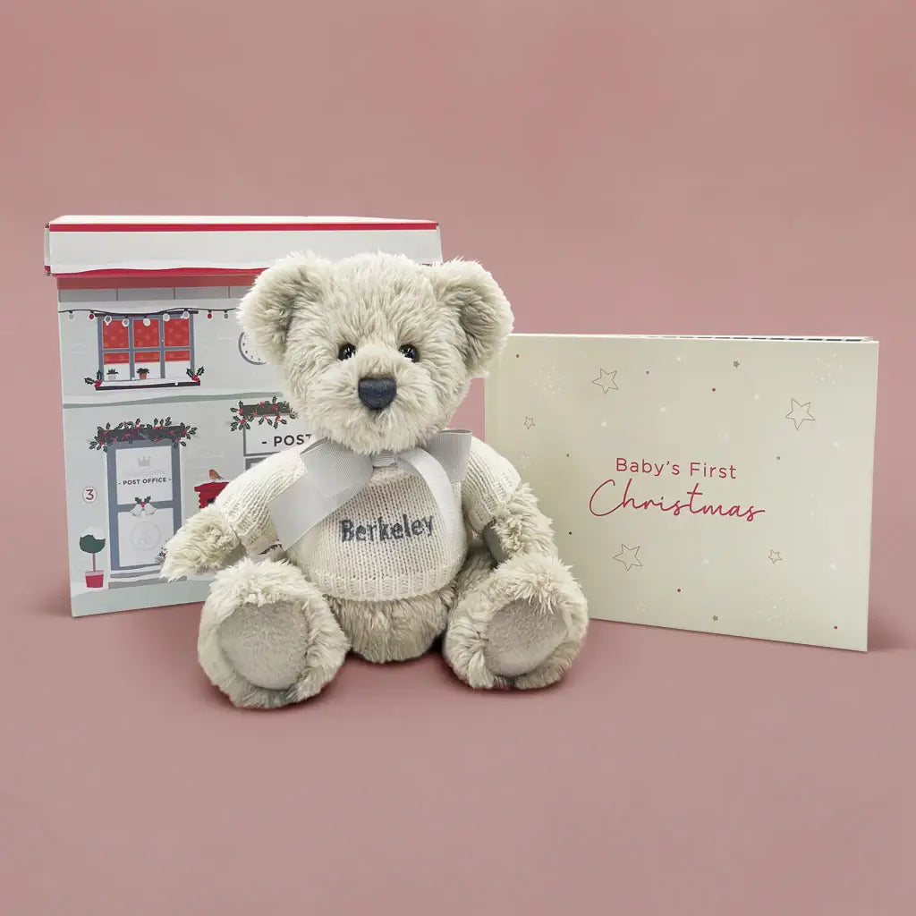 Cuddly Bear Personalized Christmas Gift Set