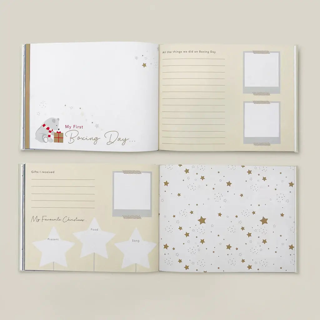 Cuddly Bear Personalized Christmas Gift Set
