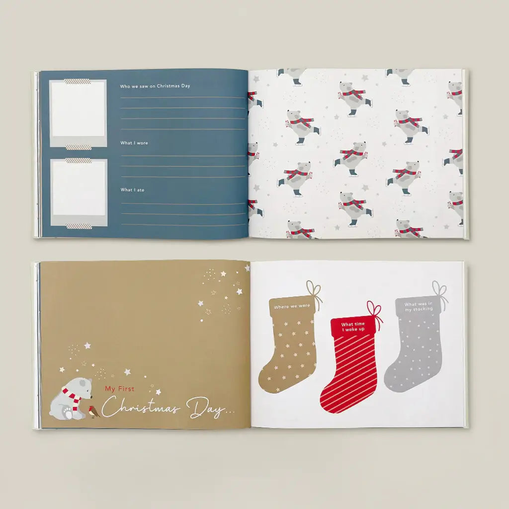 Cuddly Bear Personalized Christmas Gift Set