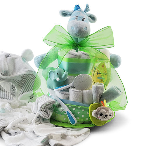 Baby's First Bath Diaper Cake