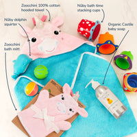 Bath Time Bliss Bundle: Baby Girl Gift Boxed Set