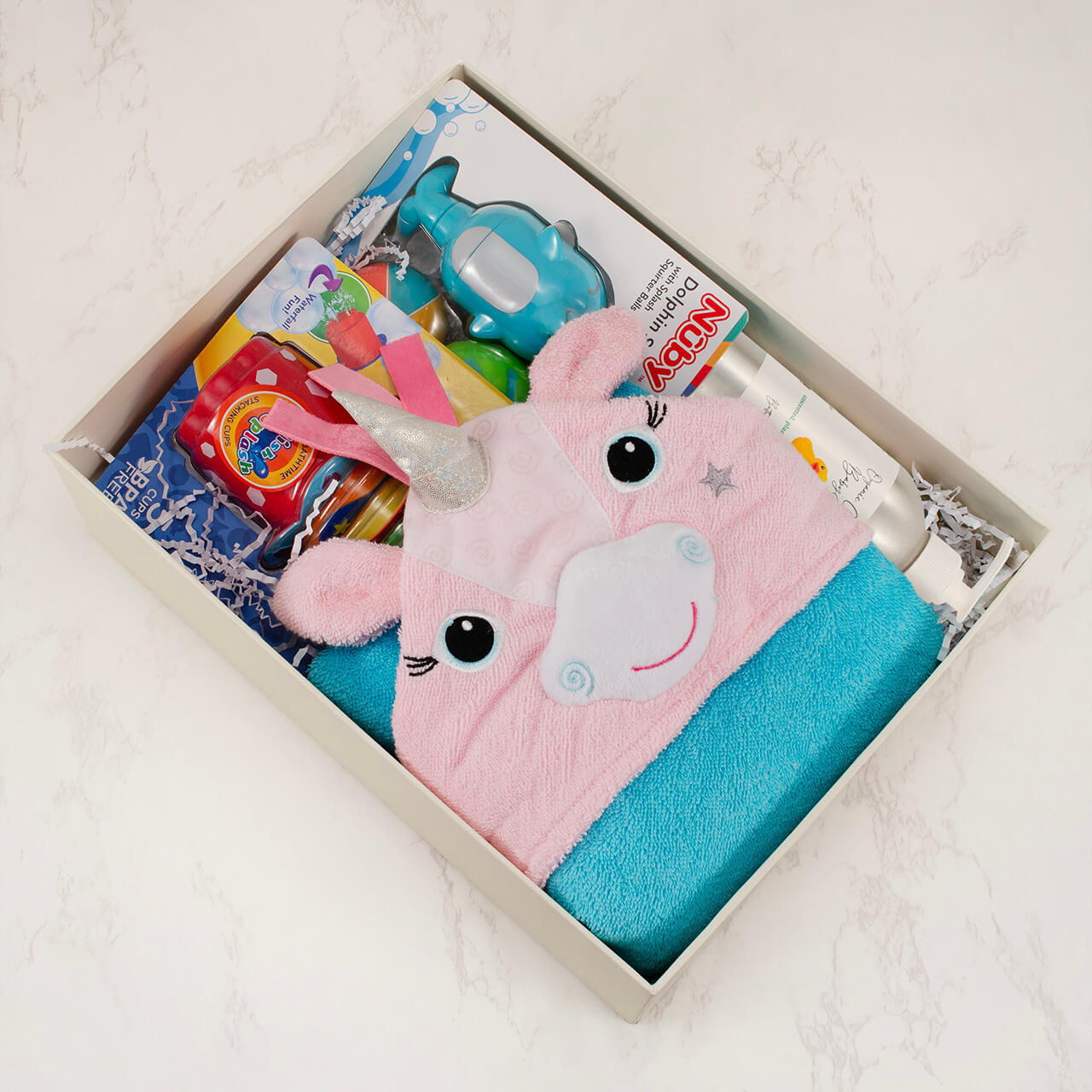 Bath Time Bliss Bundle: Baby Girl Gift Boxed Set