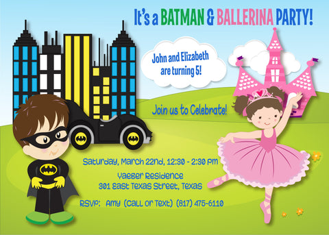 Teenage Tennis Shoe Birthday Invite