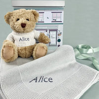 Baby Bear & Blanket Set - Neutral