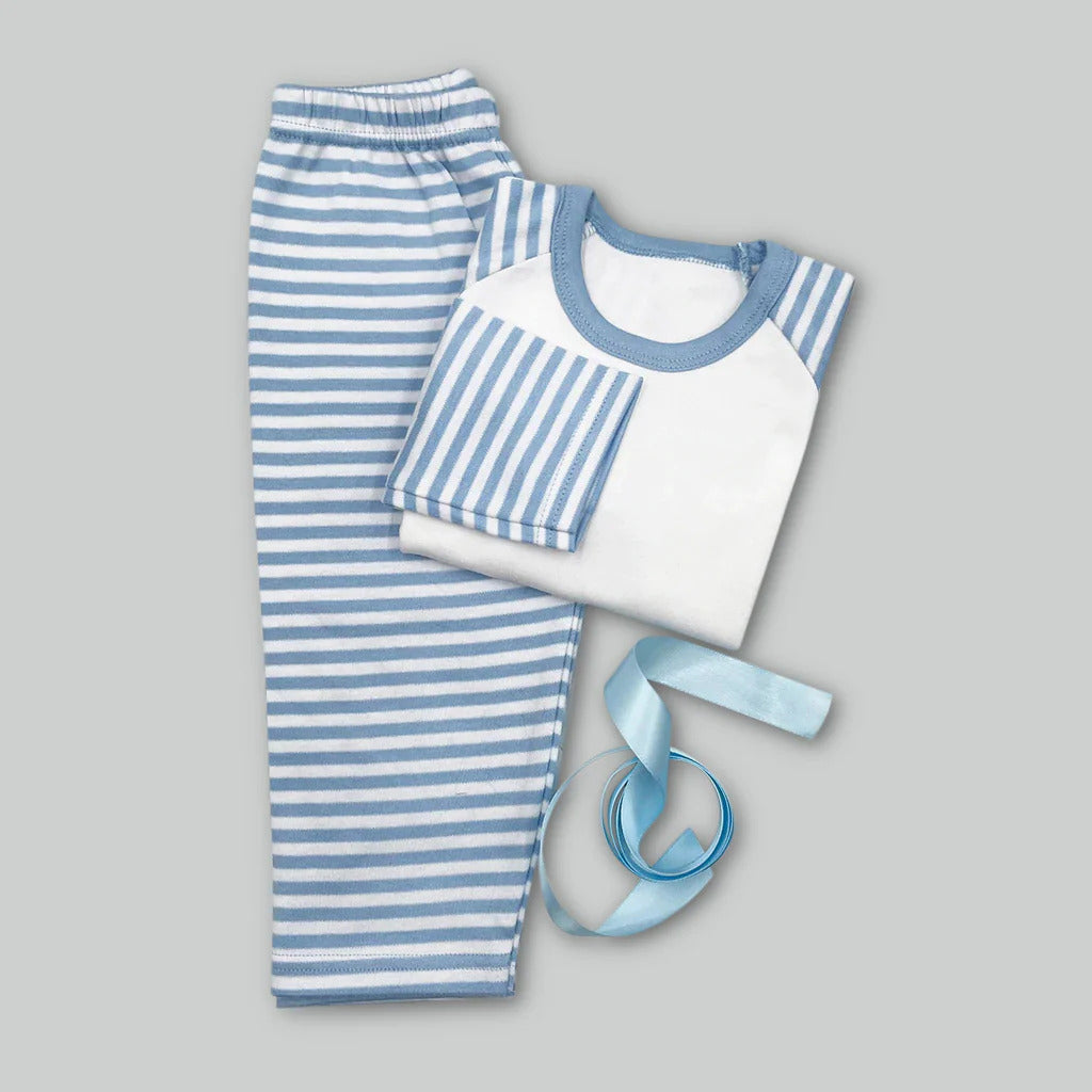 Bear & Bouquet Baby Boy Basket - SKU:  LBG1011