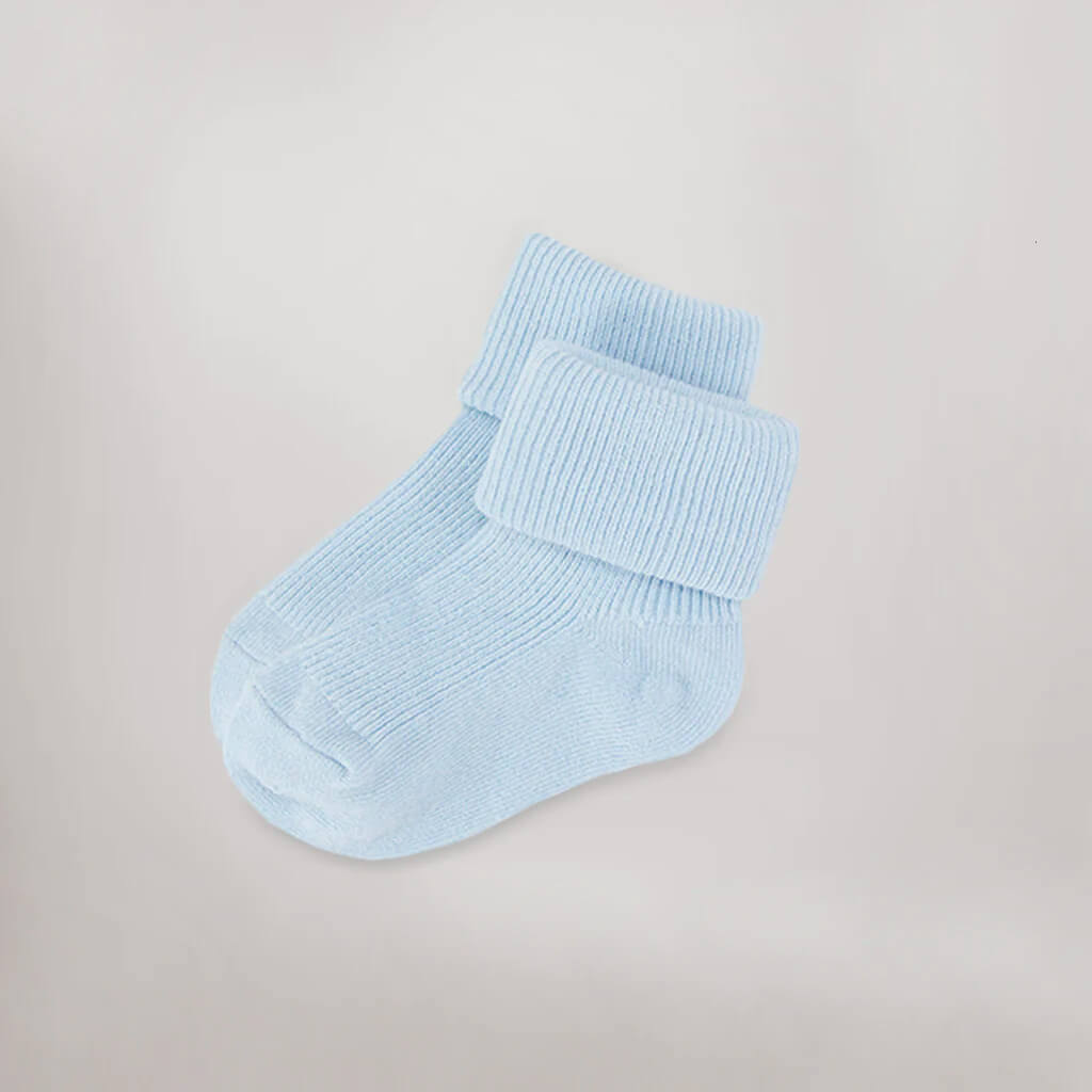 Bear & Bouquet Baby Boy Basket