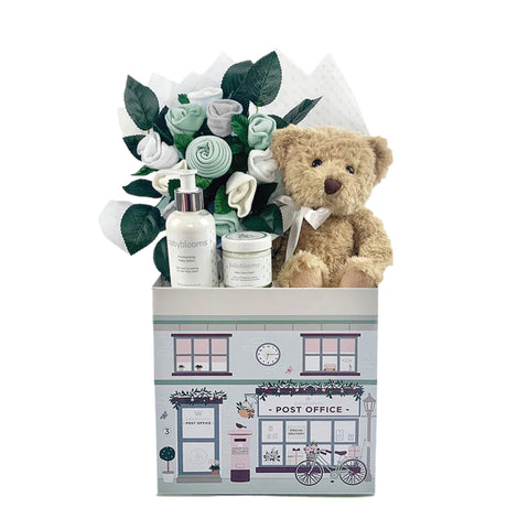 Bear Necessities Twins Baby Basket - SKU:  LBG1027