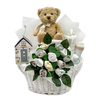 Bear & Bouquet Baby Basket