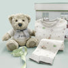 Personalized Plush Bear with Pajamas (Blue, Pink or White)