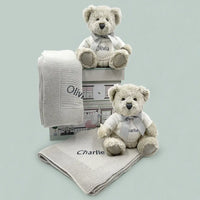 Bear & Blanket Twins Gift Set