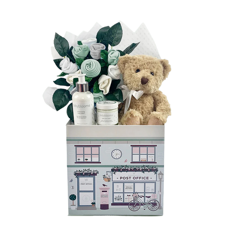 Bear & Bouquet Welcome Baby Boxed Set