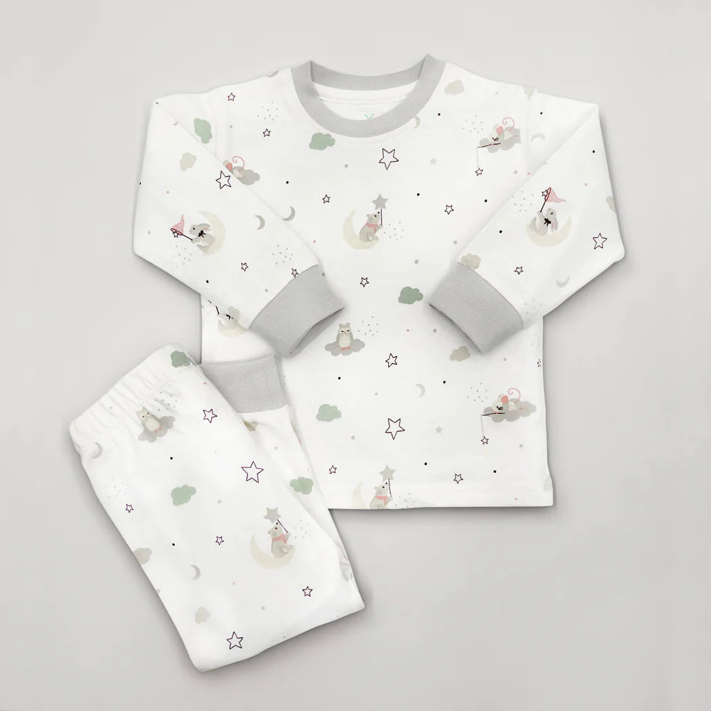 Bedtime Bear & Bouquet Baby Boy Sleep Set - SKU: LBG1033