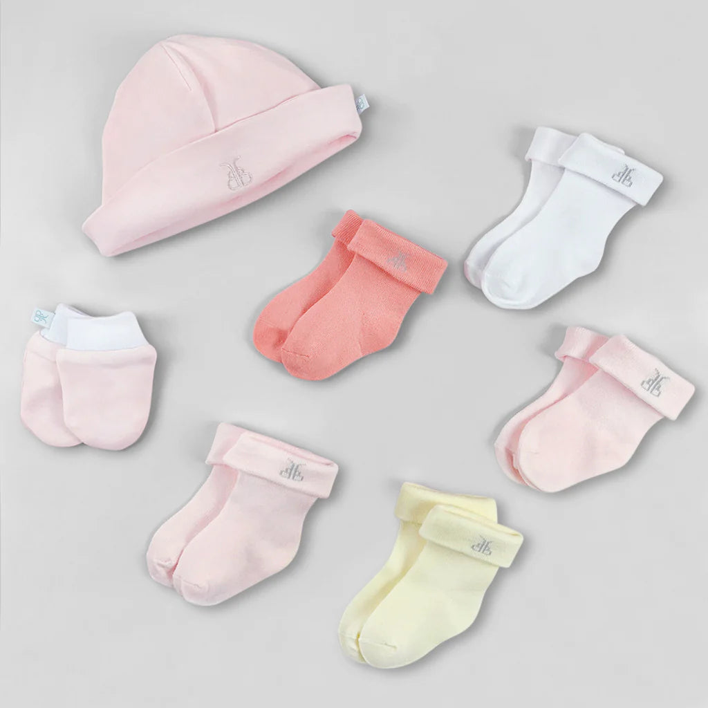 Bedtime Bear & Bouquet Baby Girl Sleep Set - SKU: LBG1034